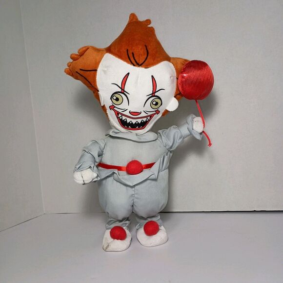 Pennywise Plush Stephen King IT 13" Walking Toy Doll Creepy Carnival Music Clown - Picture 16 of 16